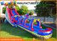 Silk Printing Commercial Banzai Inflatable Water Slides For Outdoor Entertainment